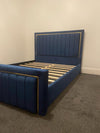 GOLDEN STRIP BED FRAME WITH MATTRESS & STORAGE OPTION