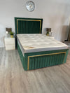 GOLDEN STRIP BED FRAME WITH MATTRESS & STORAGE OPTION