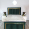 GOLDEN STRIP BED FRAME WITH MATTRESS & STORAGE OPTION