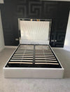 MIRROR BED FRAME WITH MATTRESS & STORAGE OPTION