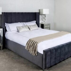 Panel Lilly Linear Wingback bed - SJ Dream Beds