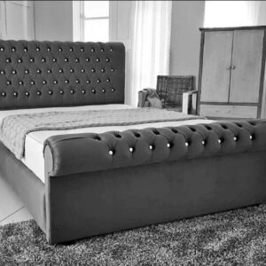 Chesterfield Sleigh Bed - SJ Dream Beds