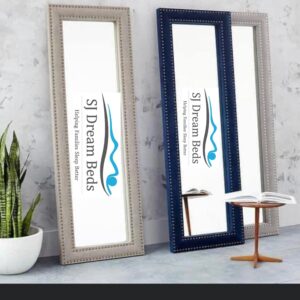 Upholstered Wall Mirror - SJ Dream Beds